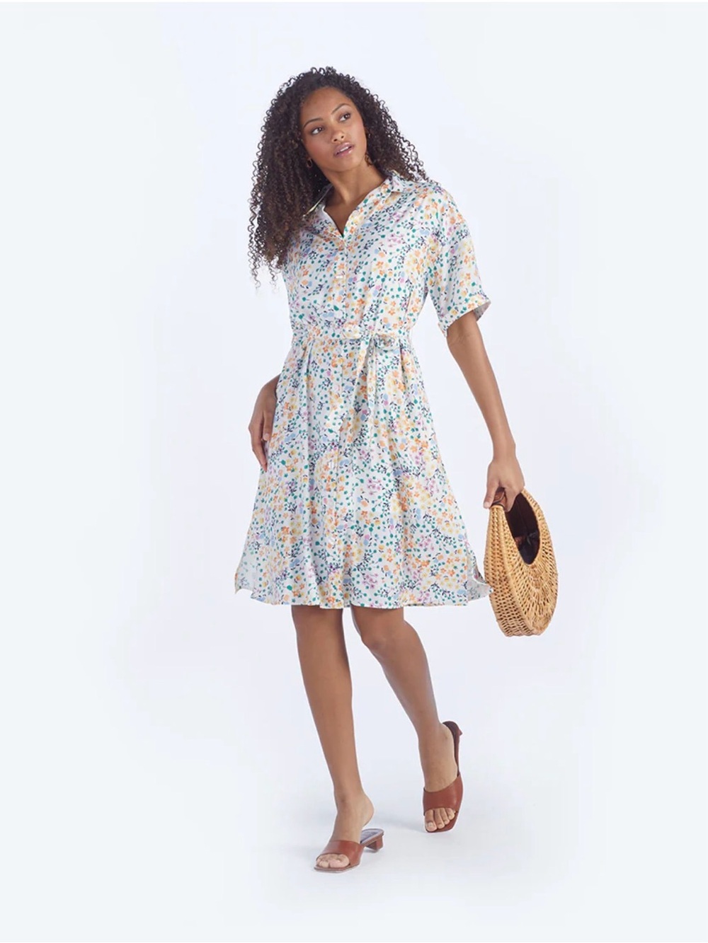 Summersalt The Do-It-All Shirtdress